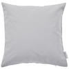 KISSENHÜLLE panama 40/40 cm  - Silberfarben/Hellgrau, Basics, Textil (40/40cm) - Bio:Vio