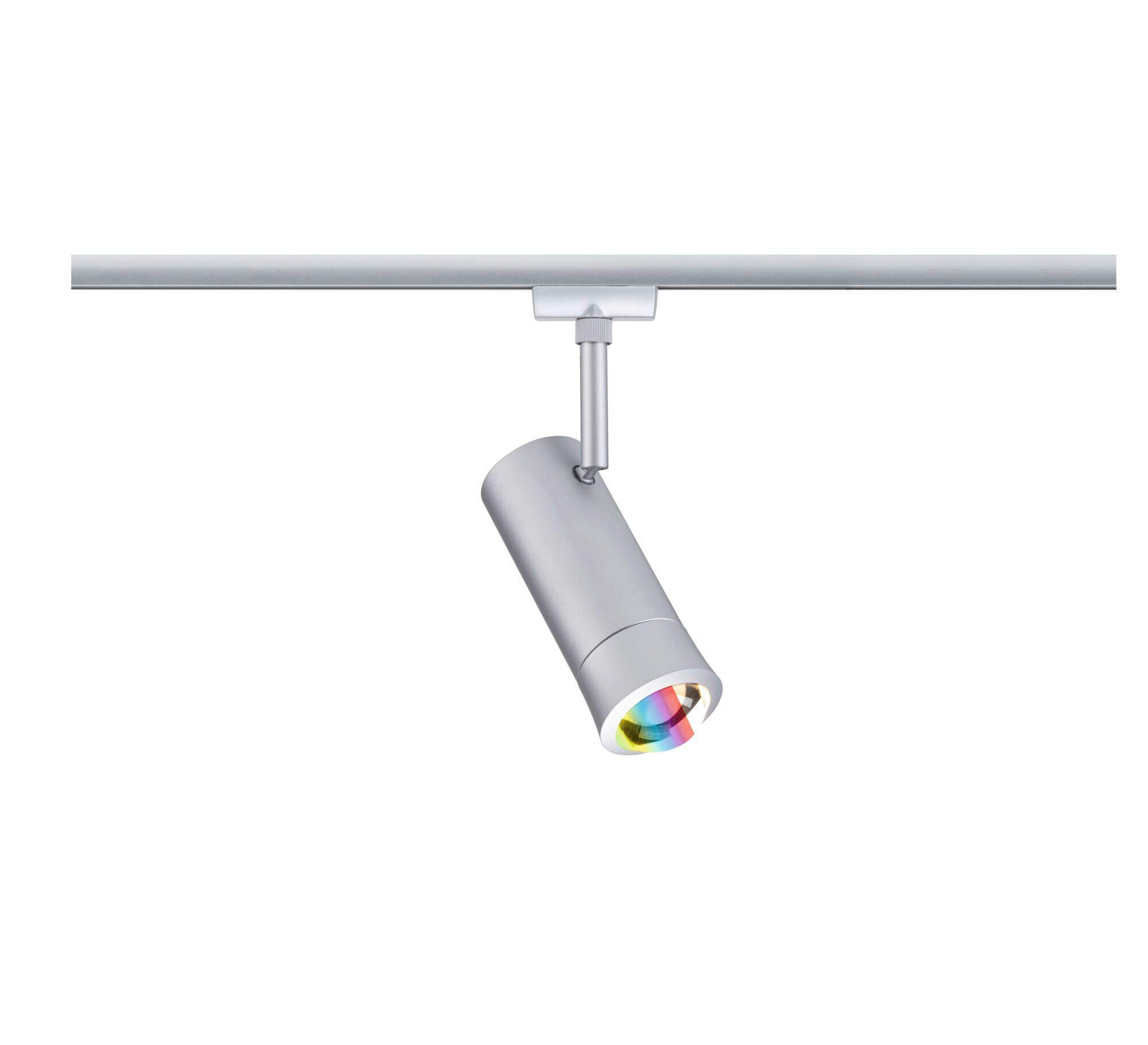 SCHIENENSYSTEM-STRAHLER URail Tarie 15,9/16,05 cm  - Chromfarben, Basics, Kunststoff (15,9/16,05cm) - Paulmann