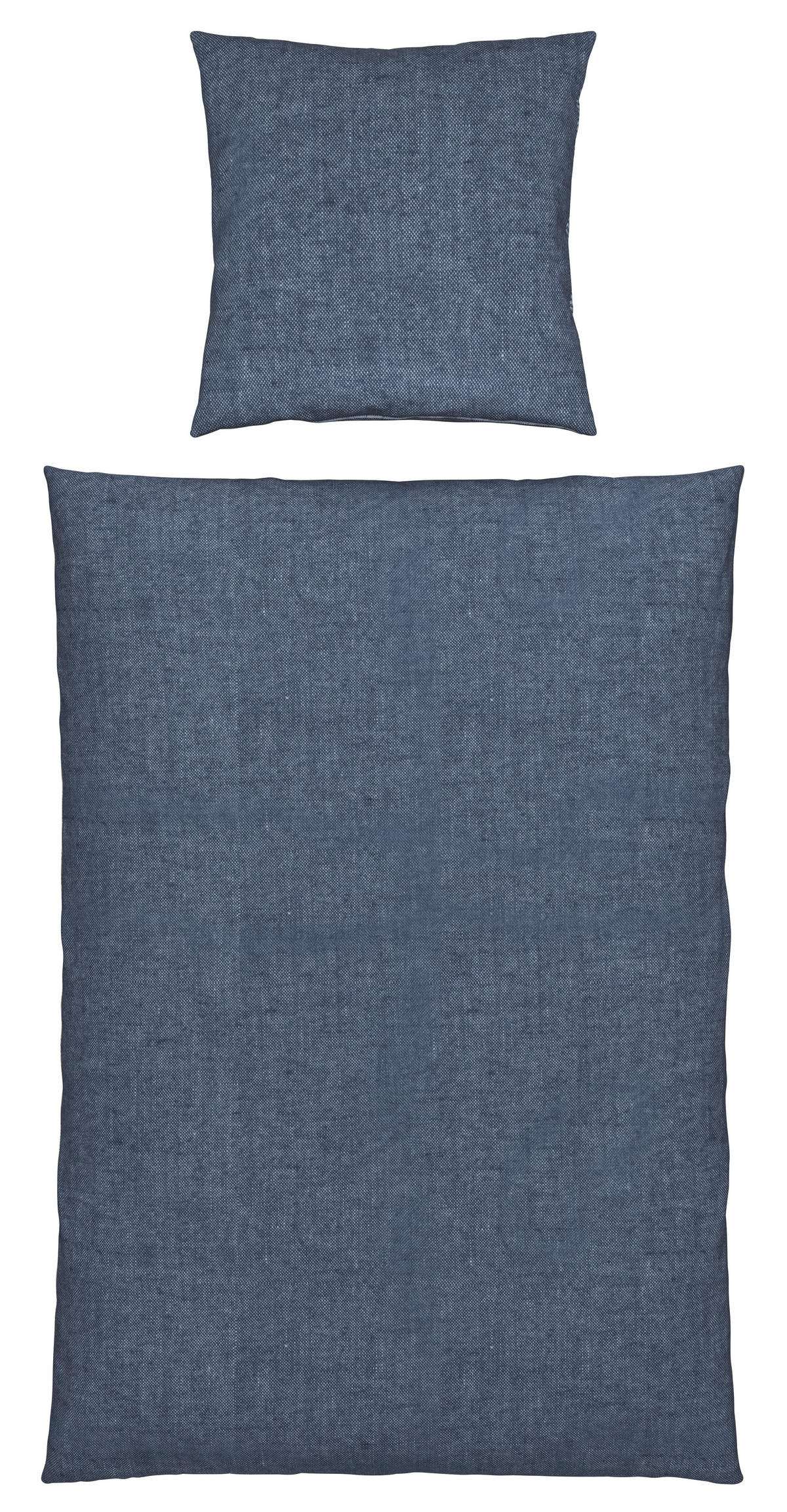 WENDEBETTWÄSCHE 135/200 cm  - Dunkelblau, Textil (135/200cm) - Novel