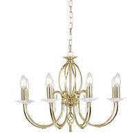 TAKKRONA Brass 65/55 cm  - mässingsfärgad, Klassisk, metall (65/55cm) - Elstead Lighting