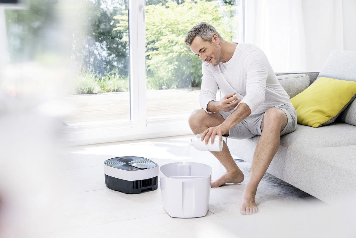 Meeresklimagerät  - Weiss/Schwarz, Design, Kunststoff (38,4/30,5/34,0cm) - Beurer