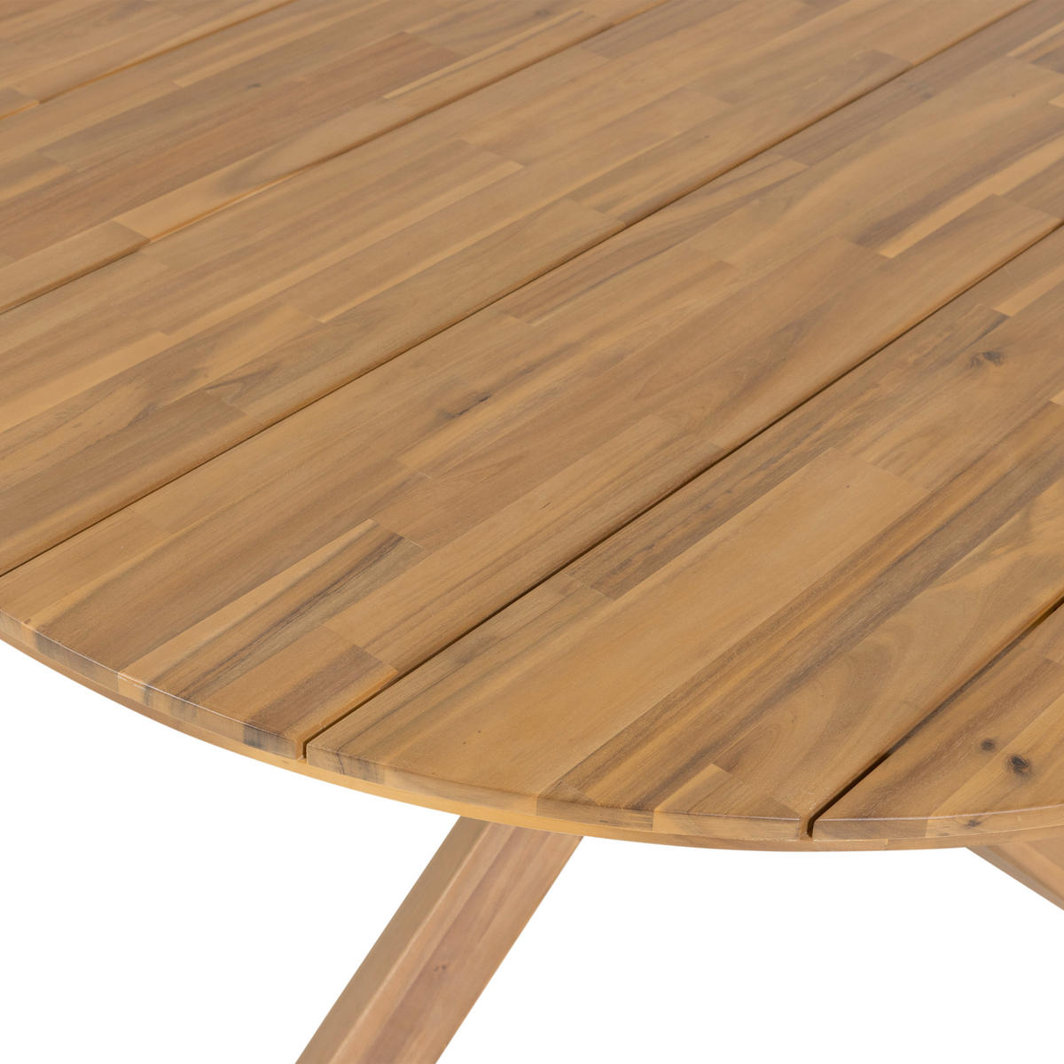 GARTENTISCH 135/135/76 cm Holz rund  - Naturfarben, MODERN, Holz (135/135/76cm) - Livetastic
