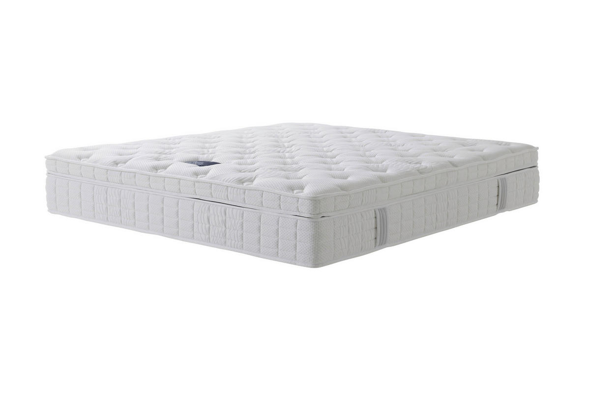 BOXSPRINGMATRATZE - Weiss, Basics, Textil (120/210cm)