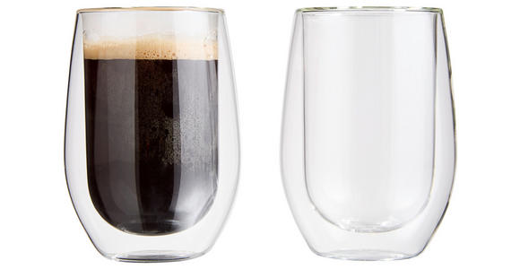 KAFFEEGLAS - Klar, KONVENTIONELL, Glas (7,5/12,5cm) - Novel
