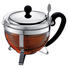TEEKANNE 1,0 l - Chromfarben/Transparent, Design, Glas/Kunststoff (1,0l) - Bodum TEEKANNE 1,0 l - Chromfarben/Transparent, Design, Glas/Kunststoff (1,0l) - Bodum