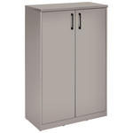 KOMMODE  in 72/110/36 cm  - Kaschmir/Schwarz, Basics, Holzwerkstoff/Kunststoff (72/110/36cm) - Xora