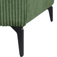 ECKSOFA  in Cord Olivgrün  170/285 cm  - Schwarz/Olivgrün, KONVENTIONELL, Textil/Metall (170/285cm) - Carryhome