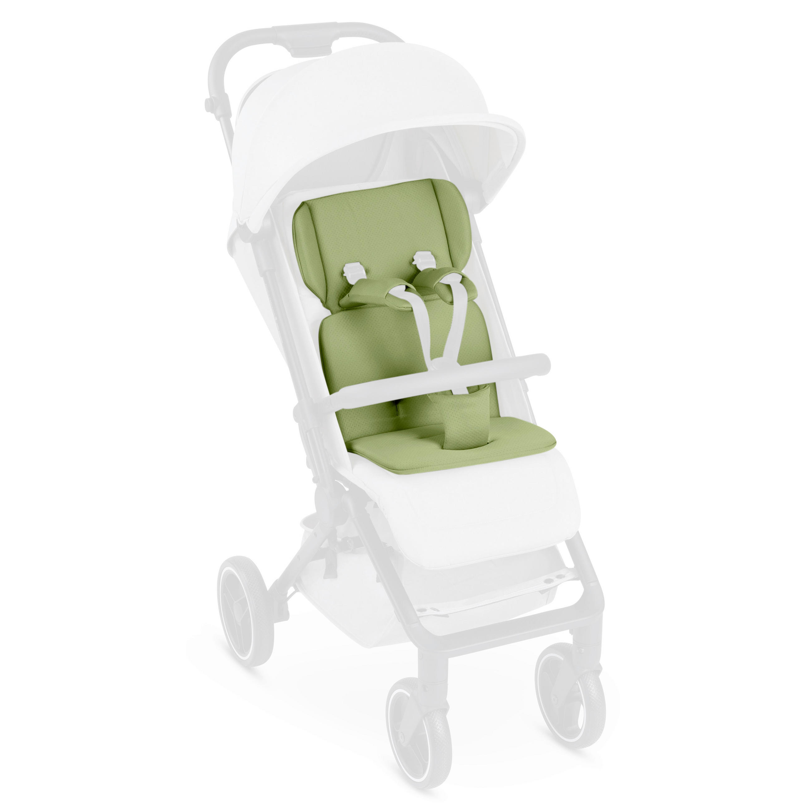 KINDERWAGENEINLAGE Einlagen-Set Buggy  - Hellgrün, Basics, Textil (31,5/27/6,5cm) - ABC Design