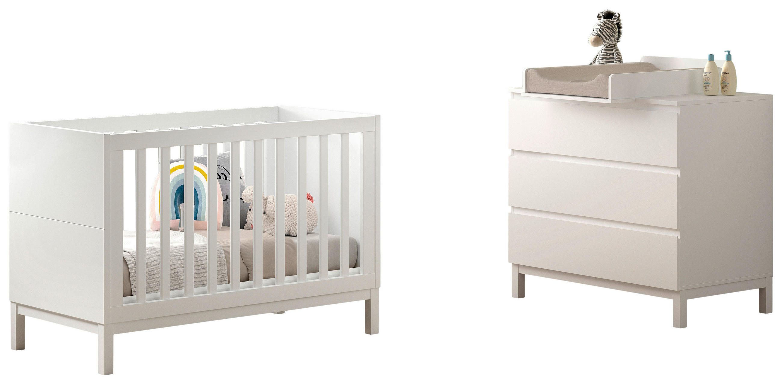 BABYZIMMER - Weiß, MODERN, Holz/Holzwerkstoff - MID.YOU