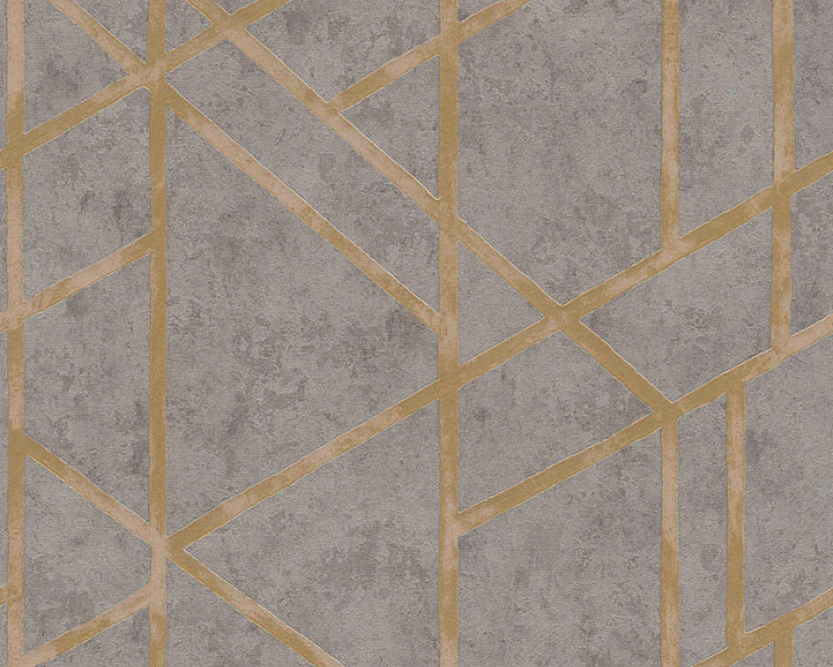 TAPETA  taupe, zlatne boje  - zlatne boje/taupe, Konvencionalno, papir (53*1000cm)