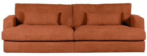 BIGSOFA Cord Kupferfarben  - Schwarz/Kupferfarben, ROMANTIK / LANDHAUS, Kunststoff/Textil (270/67/120cm) - Landscape