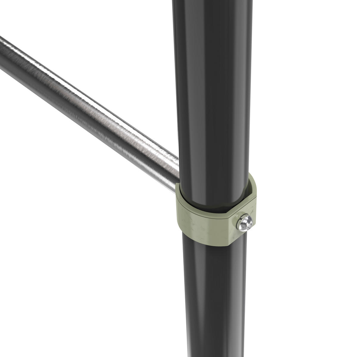 KLETTERGERÜST - Schwarz/Hellgrün, MODERN, Metall (225/154/10cm)