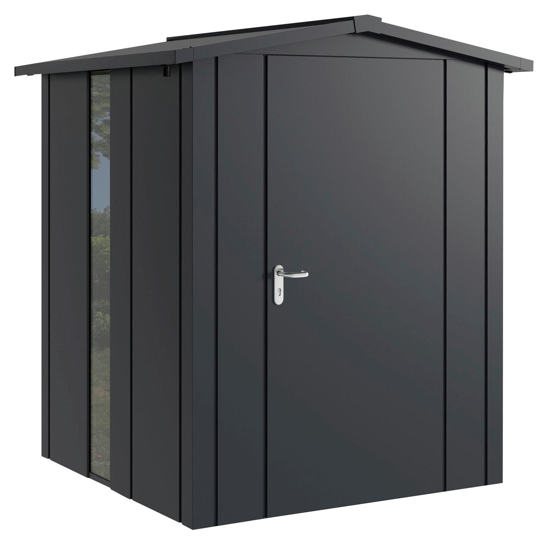 GERÄTEHAUS 189/219/181 cm  - Anthrazit, Basics, Metall (189/219/181cm) - Hörmann