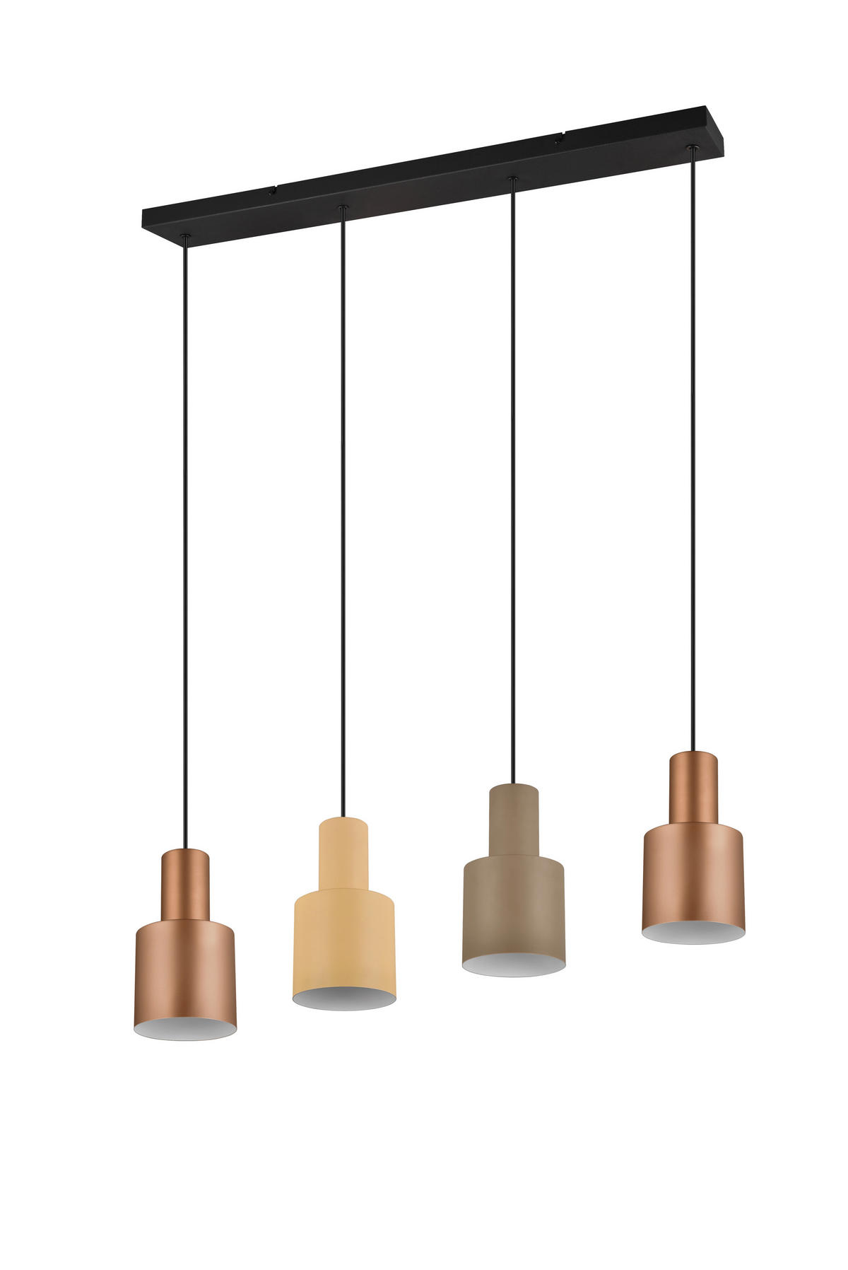 HÄNGELEUCHTE 87/12/150 cm    - Taupe/Beige, Design, Metall (87/12/150cm) - Trio Leuchten
