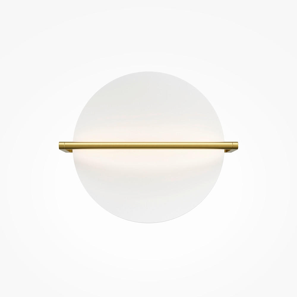 WANDLEUCHTE - Weiss/Goldfarben, Modern, Metall (11,1/34/30cm) - MAYTONI