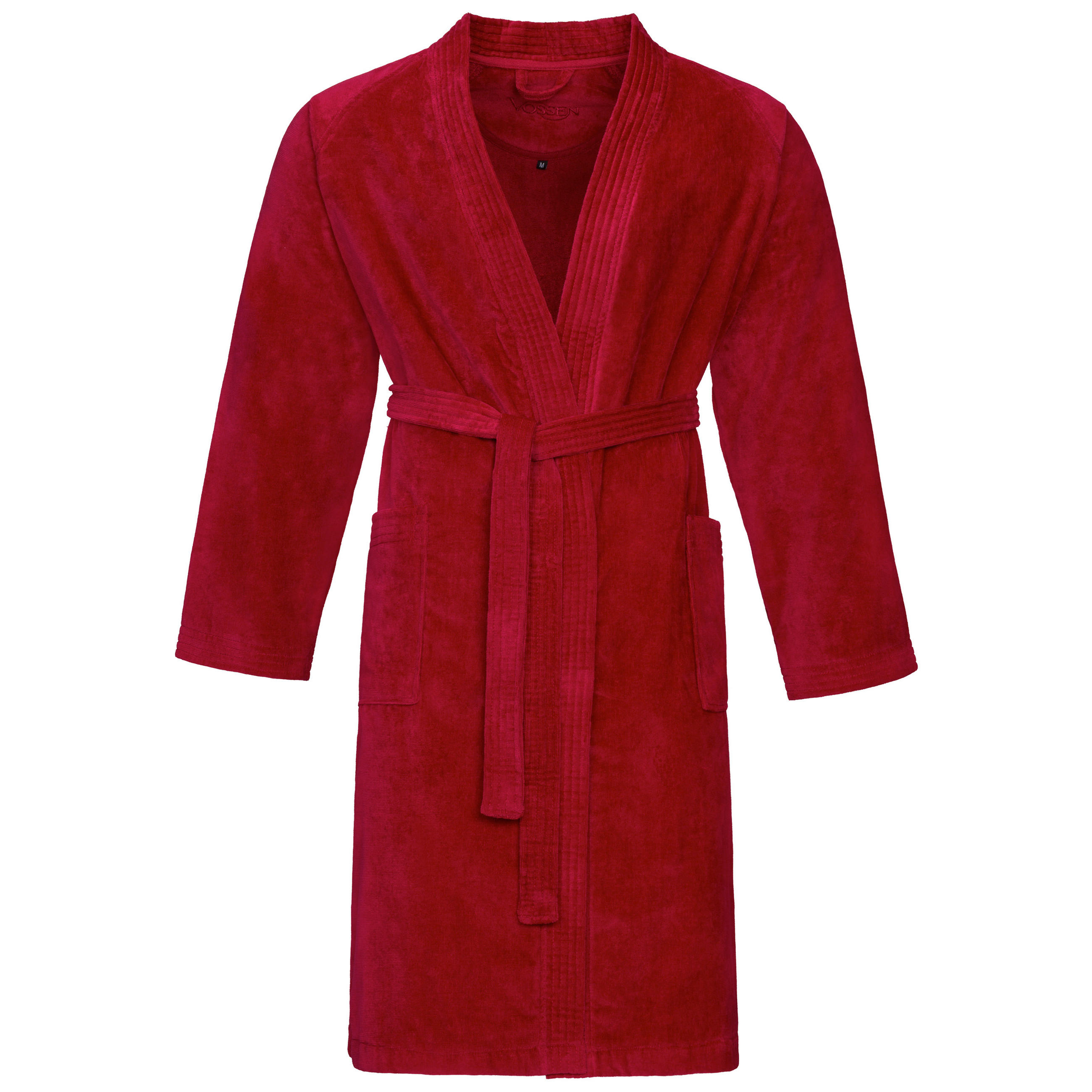BADEMANTEL Dallas USM NOS Vossen Konfektion XS Unisex  - Rot, Basics, Textil (XSnull) - Vossen