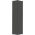 GARDEROBENSCHRANK  in 40/165/33 cm  - Anthrazit, Design, Holzwerkstoff (40/165/33cm) - Moderano