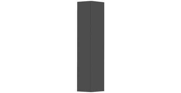 GARDEROBENSCHRANK in 40/165/33 cm - Anthrazit, Design, Holzwerkstoff (40/165/33cm) - Moderano