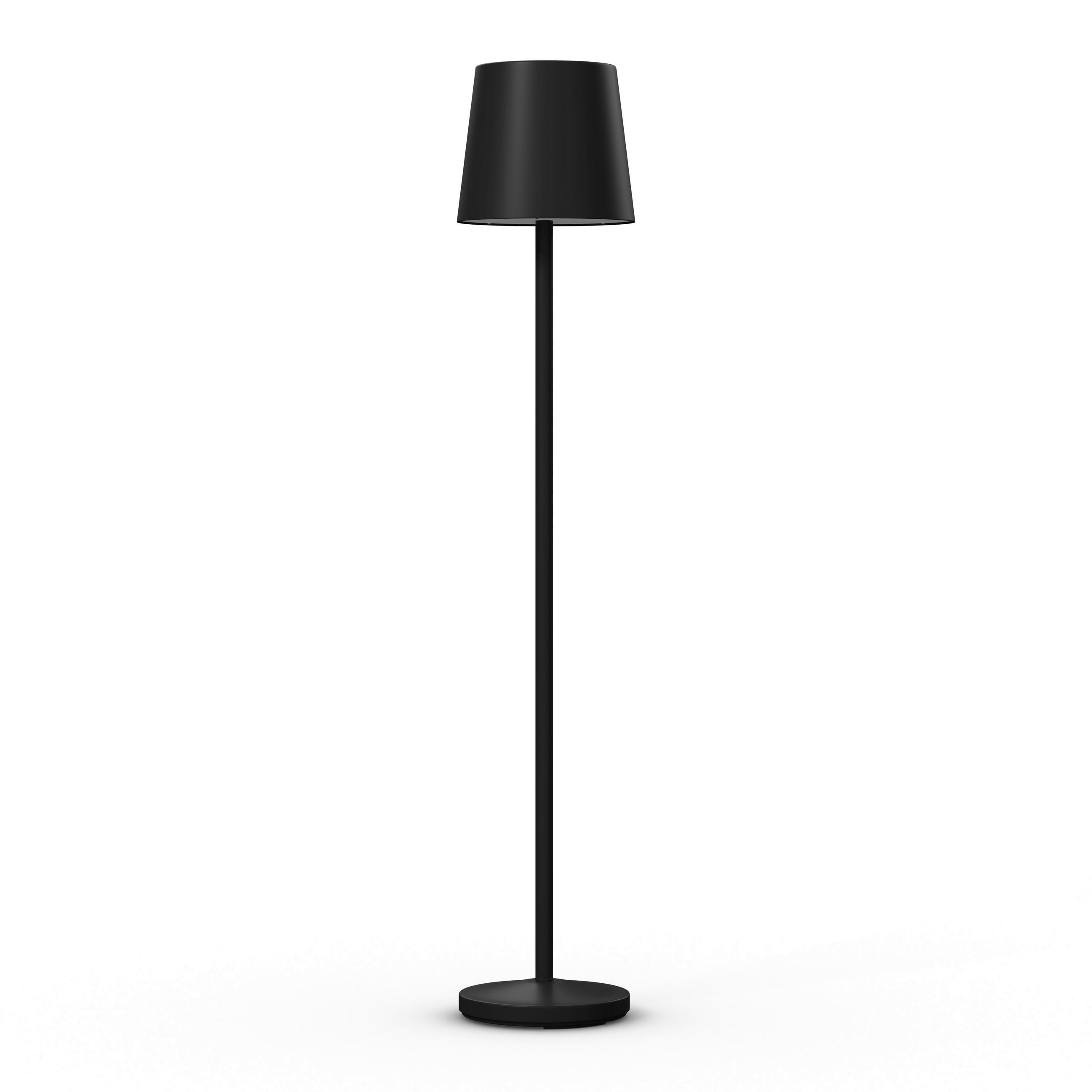 SOLARLEUCHTE  - Schwarz, Design, Kunststoff/Metall (28/149cm) - Ambia Garden