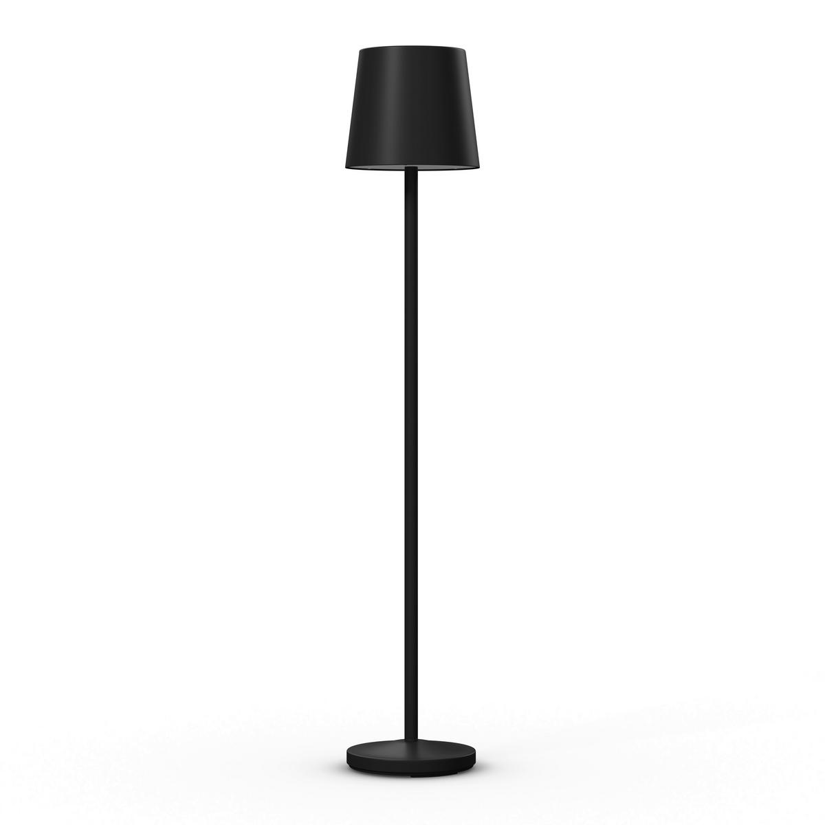 SOLARLEUCHTE Strelizie 28/149 cm  - Schwarz, Design, Kunststoff/Metall (28/149cm) - Ambia Garden