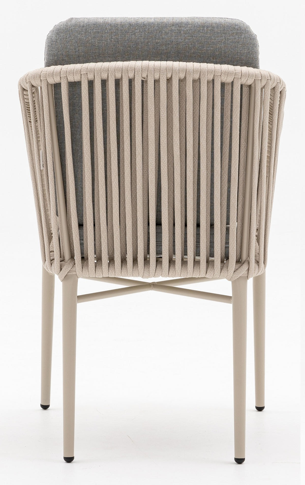 STAPELSESSEL Aluminium Champagner, Beige  - Champagner/Beige, MODERN, Textil/Metall (61/82/63cm) - Acamp