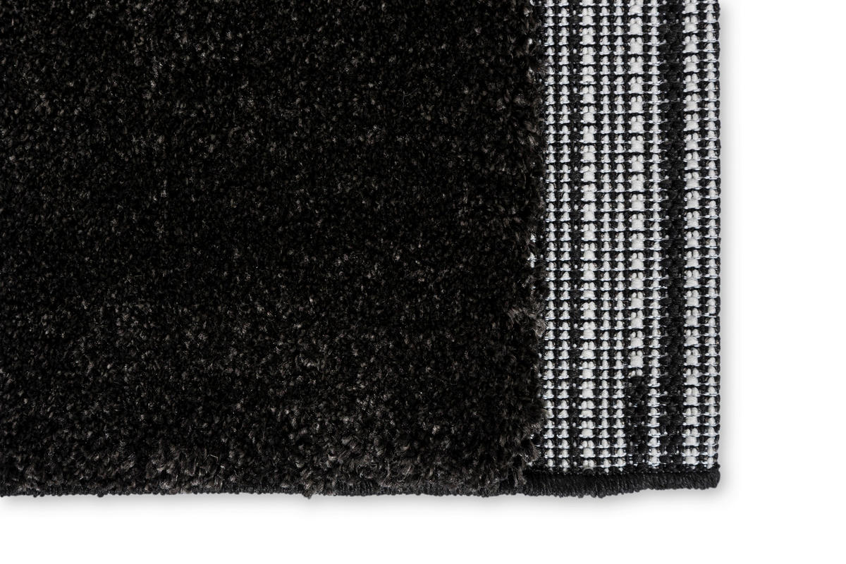 WEBTEPPICH 80/150 cm Schwarz  - Schwarz, Design, Textil (80/150cm) - Schöner Wohnen