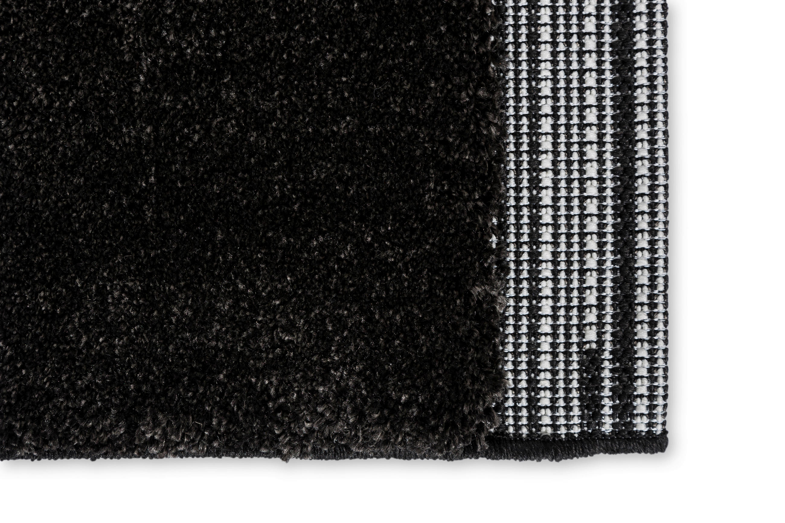 Thumbnail - Schöner Wohnen Webteppich, Schwarz, Textil, rechteckig, 160x230 cm, für Fußbodenheizung geeignet, pflegeleicht, Teppiche...