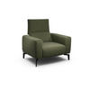 SESSEL Chenille Waldgrün    - Waldgrün/Schwarz, Design, Textil/Metall (110/85/86-94cm) - SENSOO