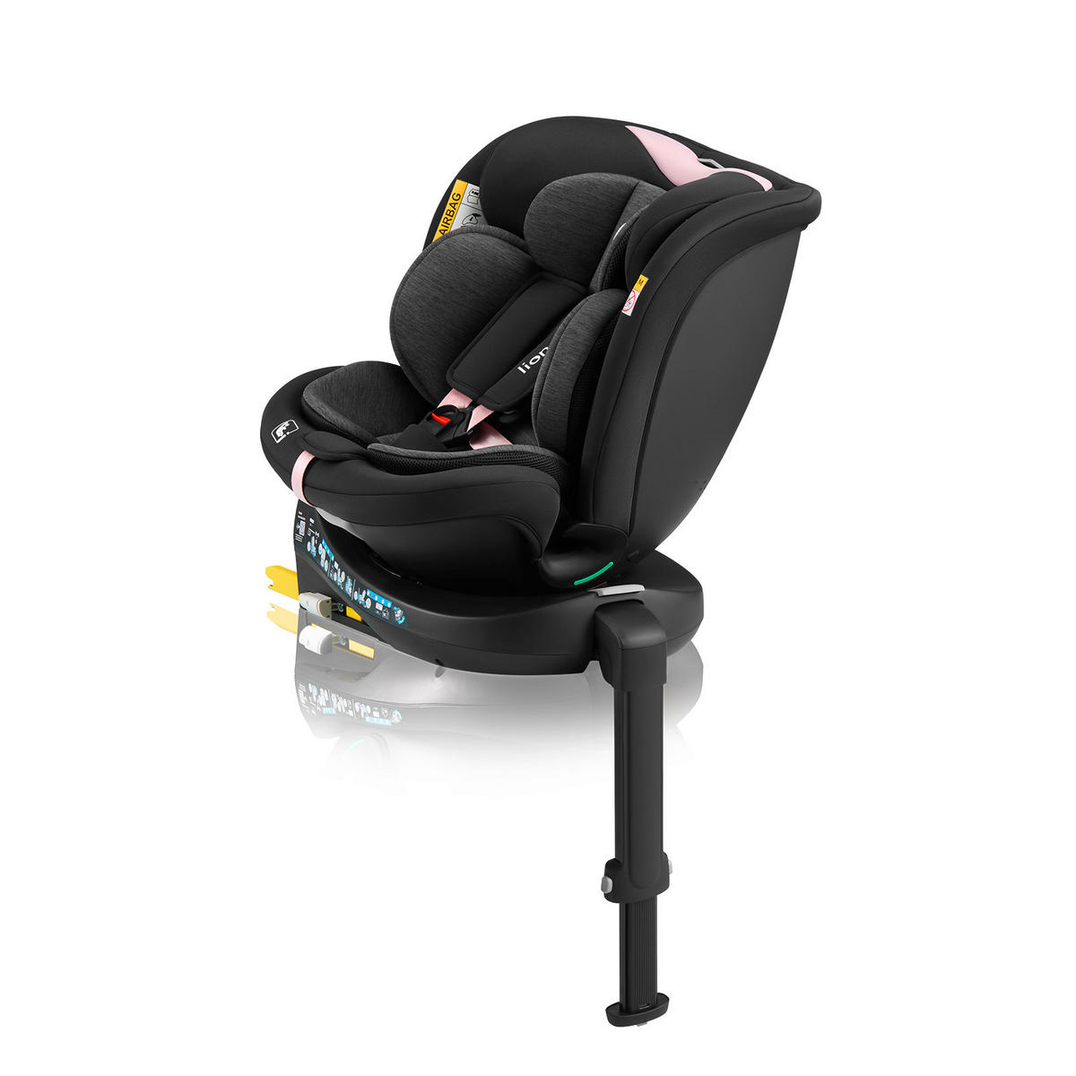 KINDERAUTOSITZ Navy i-Size  - Pink/Schwarz, Basics, Kunststoff (49/44/59-79cm) - Lionelo