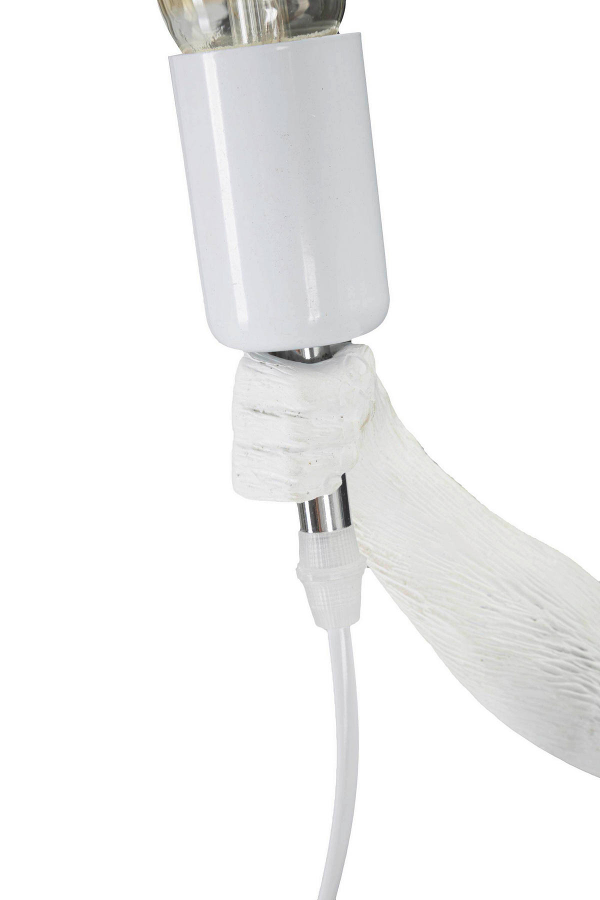 TISCHLEUCHTE - Weiß, Basics, Kunststoff (20/64/20cm)