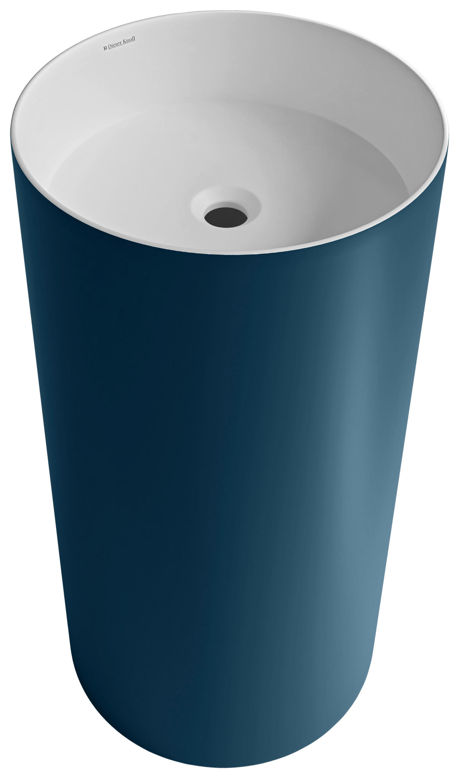WASCHBECKEN 43,7/86,5/43,7 cm  - Blau/Weiß, Basics, Stein (43,7/86,5/43,7cm) - Dieter Knoll