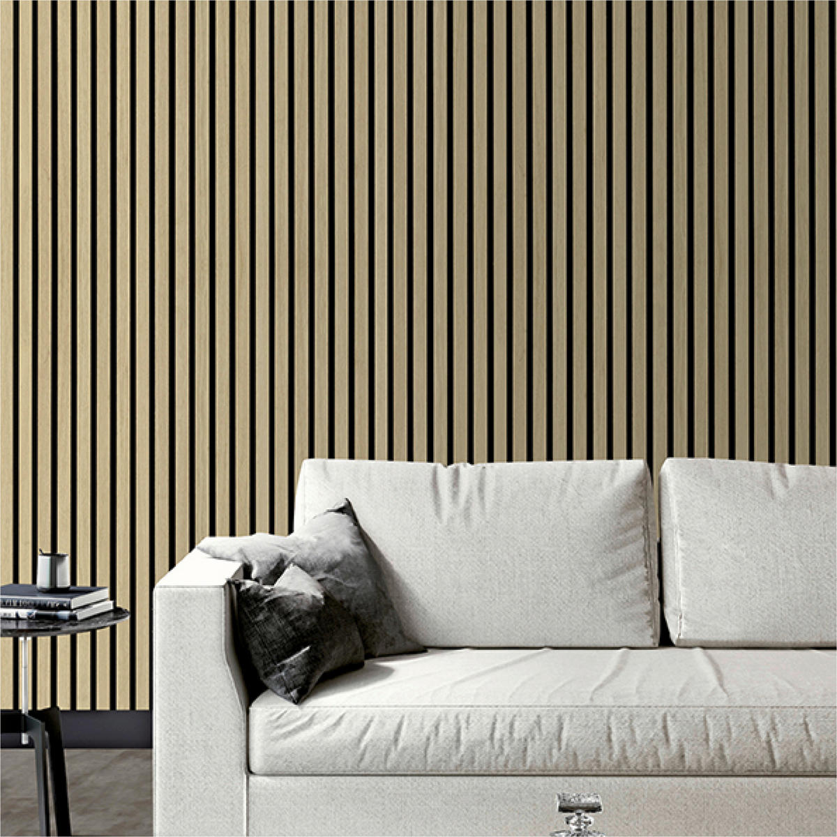 AKUSTIKPANEEL Economico Eichefarben {item.attr('912-5560),[ ]}240/38/1,65 cm  - Eichefarben, Basics, Holzwerkstoff/Kunststoff (240/38/1,65cm)