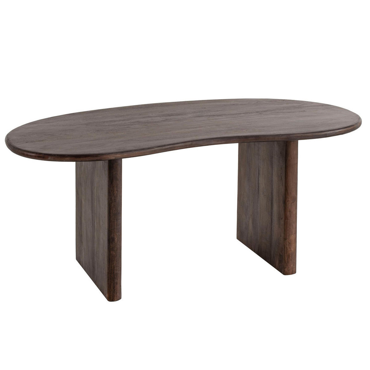 PSACÍ STŮL, tmavě hnědá, 180/90/75 cm - tmavě hnědá, Design, dřevo (180/90/75cm) - MID.YOU