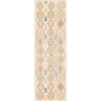 LÄUFER Ondea Parviza 80/250 cm  in Creme, Pastellblau, Cognac  - Pastellblau/Cognac, LIFESTYLE, Kunststoff/Textil (80/250cm) - Lindorug
