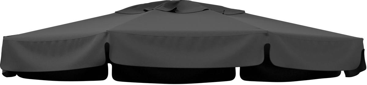 ABDECKHAUBE - Anthrazit, Basics, Textil (350/8/350cm) - Gardenson