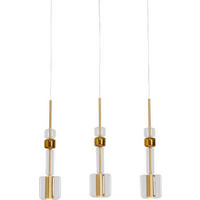 HÄNGELEUCHTE Candy Bar 73/60/13 cm   - MODERN, Glas/Metall (73/60/13cm) - Kare-Design