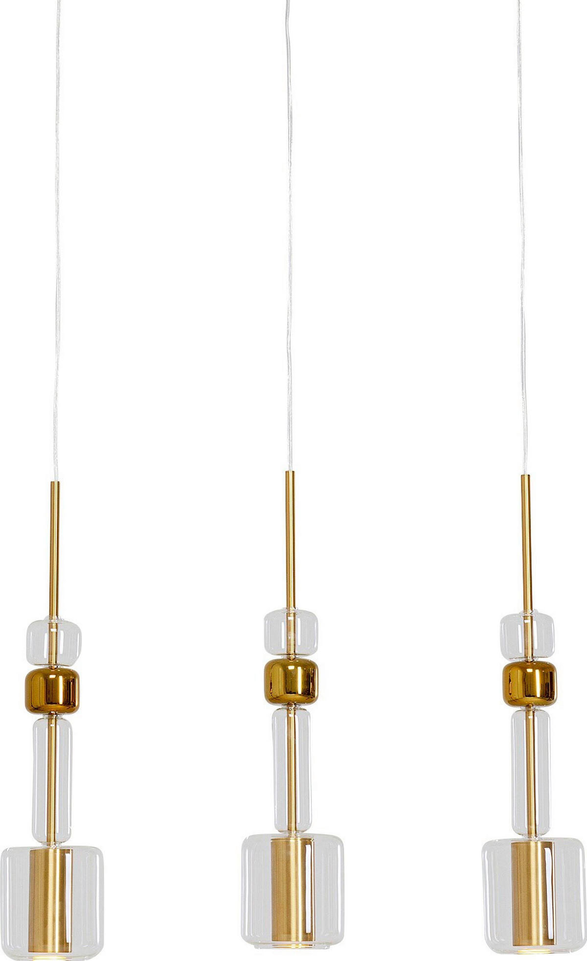 HÄNGELEUCHTE Candy Bar 73/60/13 cm   - MODERN, Glas/Metall (73/60/13cm) - Kare-Design