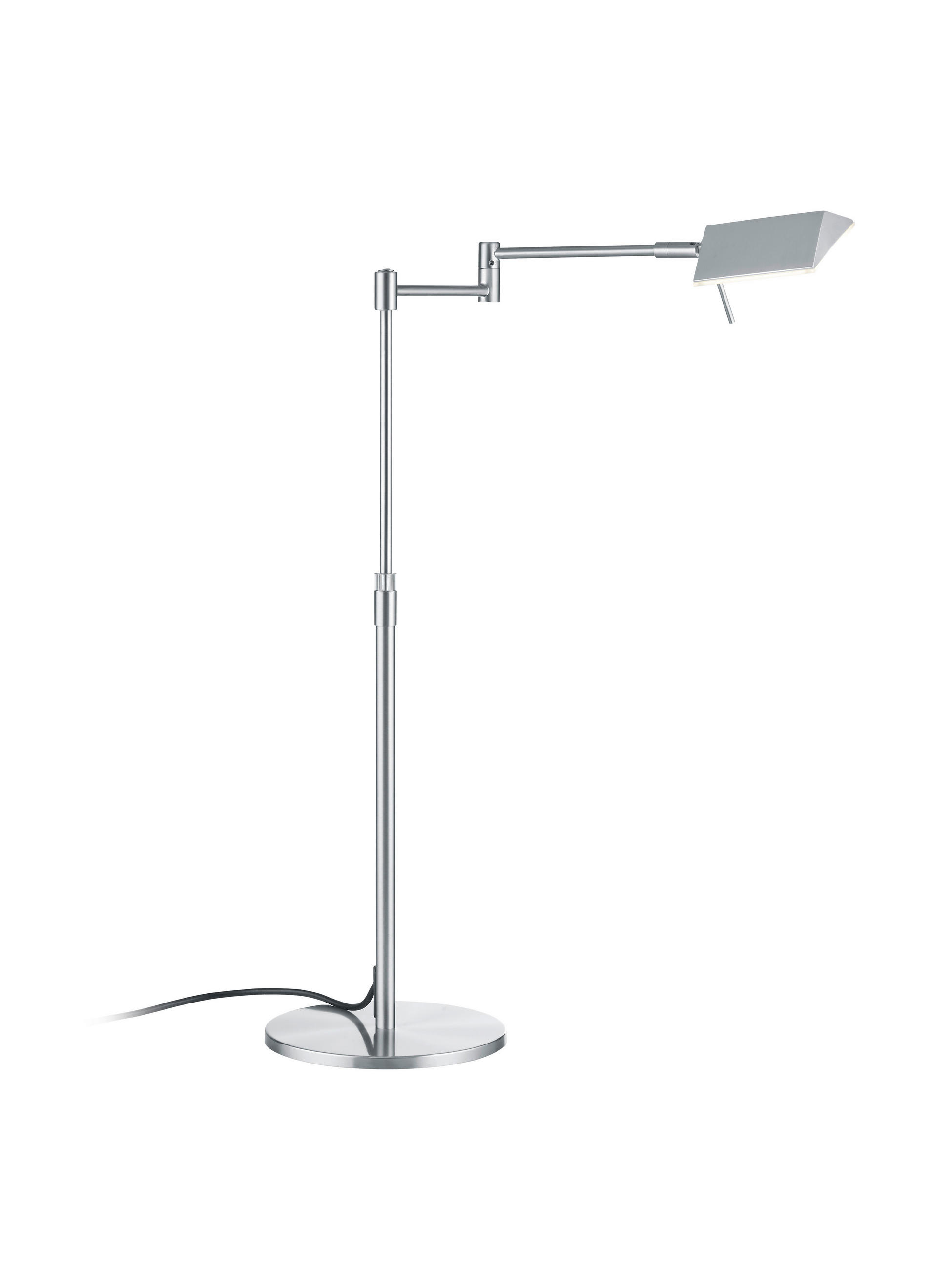 LED-TISCHLEUCHTE - Nickelfarben, Konventionell, Metall (46/64cm) - elements by BANKAMP