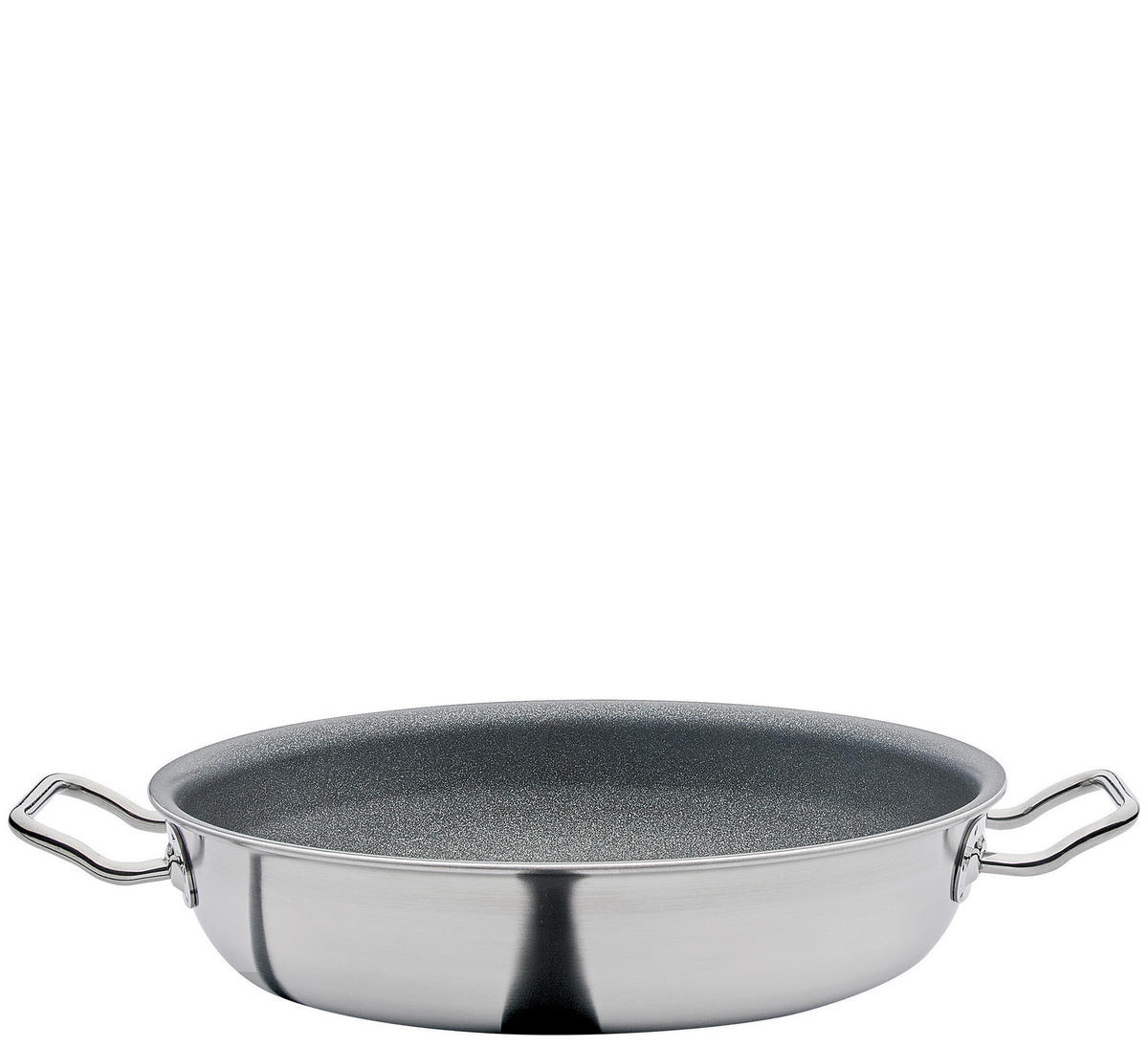 SERVIERPFANNE VULCANO ILAG®-Antihaftbeschichtung  - Silberfarben, Basics, Metall (28/6,1cm) - Spring