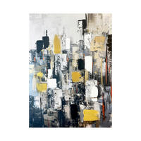 LEINWANDBILD Abstraktes 70/100 cm  - Multicolor, Basics, Holz/Textil (70/100cm)