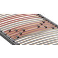 LATTENROST TOPFORM SPRINT S 80/210 cm Mittelzone verstellbar, Birke, Buche  - Dunkelgrau/Rot, Basics, Holz (80/210cm) - Novel