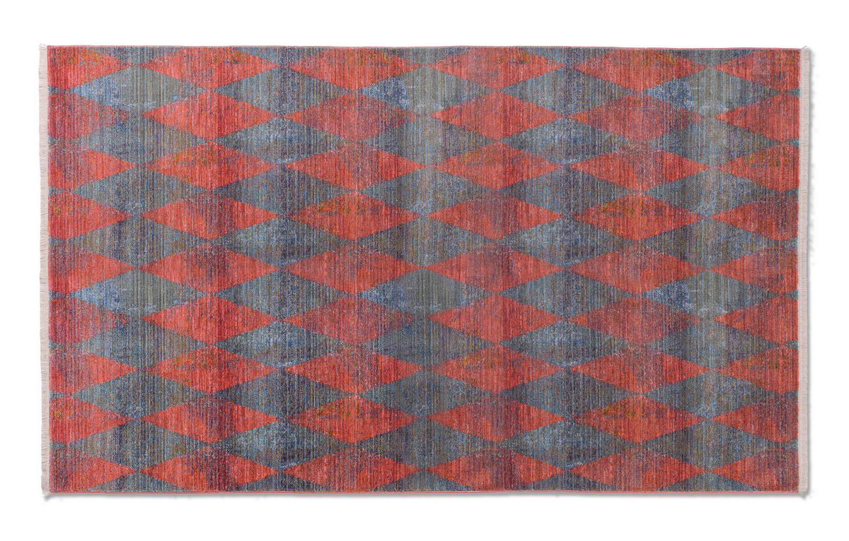 WEBTEPPICH 133/185 cm Mystik 6305/92 D.213 099 Grün, Rot  - Rot/Grün, Design, Textil (133/185cm) - Schöner Wohnen
