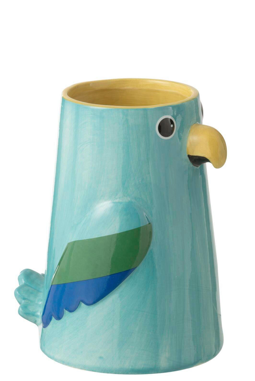 DEKOVASE  - Hellblau/Grün, Basics, Keramik (20/16/22,3cm)