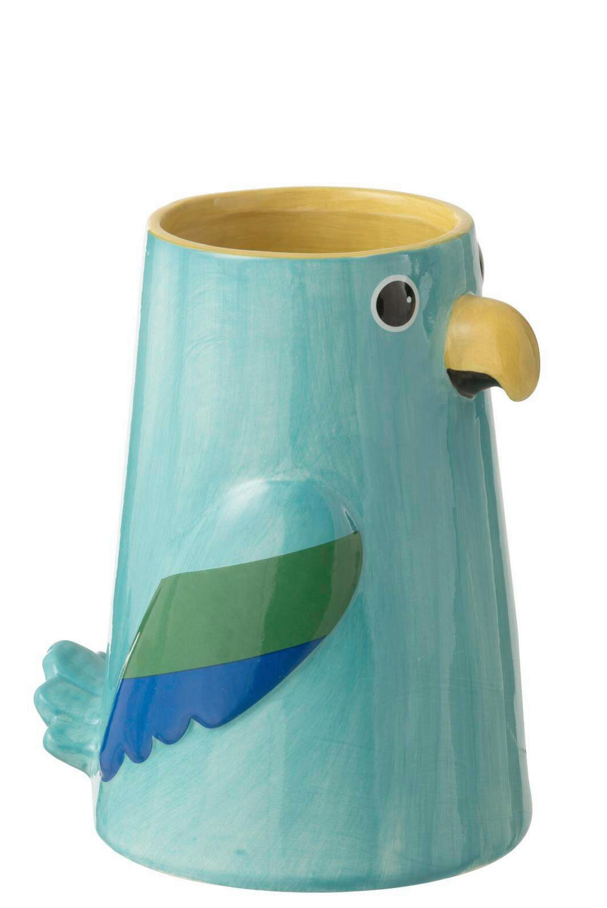 DEKOVASE  - Hellblau/Grün, Basics, Keramik (20/16/22,3cm)