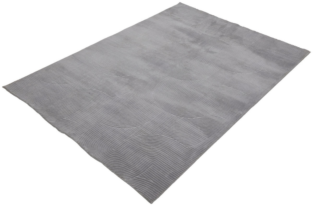 COVOR CU ȚESĂTURĂ PLATĂ Laura  - gri, Design, textil (160/230cm) - Novel