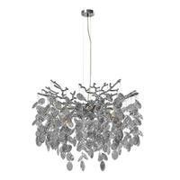 ZÁVĚSNÉ SVÍTIDLO, 60/150 cm  - čiré, Design, kov/sklo (60/150cm) - Glandor