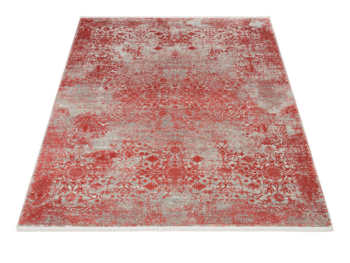 WEBTEPPICH 240/340 cm Rot  - Rot, Design, Textil (240/340cm) - Musterring