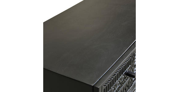 SIDEBOARD  170/80/40 cm 3 Schublade(n)  - Schwarz, LIFESTYLE, Holz/Metall (170/80/40cm) - Landscape