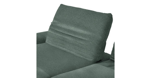 ECKSOFA  in Chenille Blaugrau  170-195/280 cm  - Blaugrau/Schwarz, Design, Textil/Metall (170-195/280cm) - Dieter Knoll
