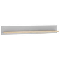 WANDBOARD Holzwerkstoff Eichefarben, Hellgrau  - Eichefarben/Hellgrau, Design, Holzwerkstoff (150/20/19cm) - MID.YOU